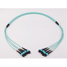 Cabo de remendo MPO / LC 12 Patchcord de fibra